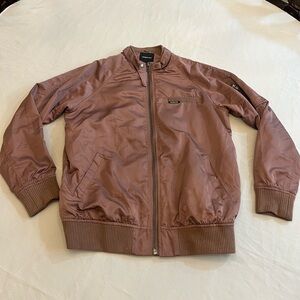 MEMBERS ONLY Women’s Zip Up Nylon Jacket, Size Large.